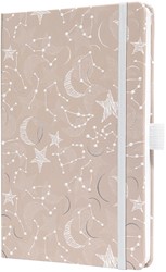 Agenda 2027 Sigel Jolie Beauty 7 dagen per 2 pagina's A5 omslag hardcover 'Cosmic Fantasy Beige' SI-7J349