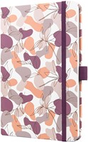 Agenda 2027 Sigel Jolie Beauty 7 dagen per 2 pagina's A5 omslag hardcover 'Summer Linear Leaves' SI-7J359