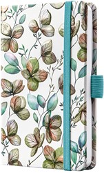 Agenda 2027 Sigel Jolie Beauty 7 dagen per 2 pagina's A6 omslag hardcover 'Clover Seafoam' SI-7J362