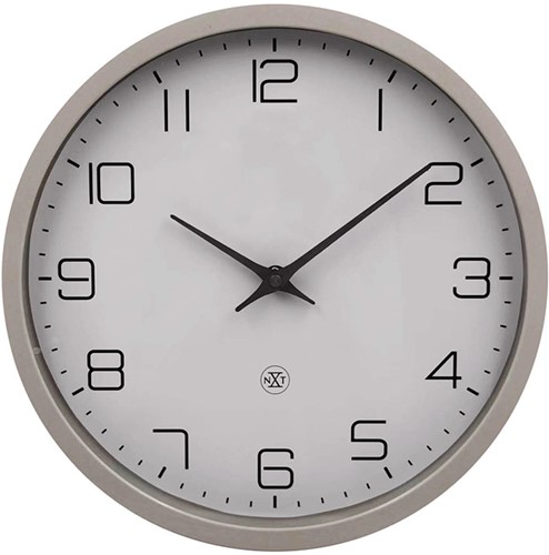Wandklok NXT Ø30cm beige NX-7373BE