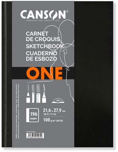 Tekenboek Canson 210x297mm art dummy 100 grams 100 vel