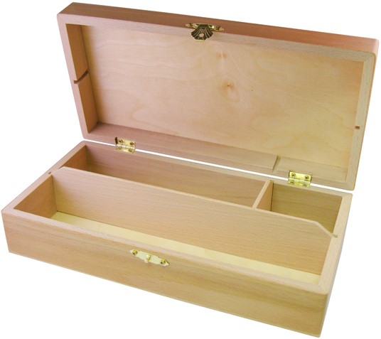 Tekendoos nummer 3 groot 270x150x80mm hout