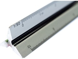 Schaalstok Kangaro Vakschool 30cm aluminium 1:20/25/33,33/50/75/100