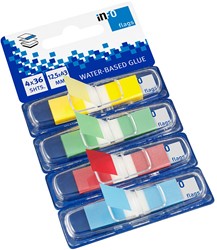 Indextabs Info-Notes 12,5x43mm assori 4x 36 stuks