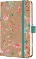 Agenda 2027 Sigel Jolie Pure 7 dagen per 2 pagina's A6 omslag hardcover 'Green Floral Serenity' SI-7J806