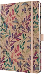Agenda 2027 Sigel Jolie Pure 7 dagen per 2 pagina's A5 omslag hardcover 'Fairy Leaves' SI-7J815