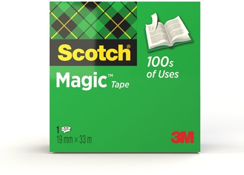 Plakband Scotch Magic 810 19mmx33m onzichtbaar