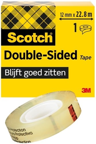 Dubbelzijdige plakband Scotch 665 12mmx22,8m