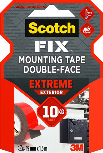 Dubbelzijdige plakband Scotch Mount 19mmx1,5m Extreme