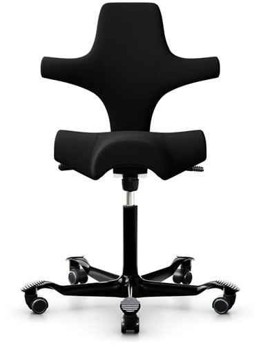 Bureaustoel HAG Capisco 8106 rug en zitting zwart