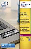 Etiket Avery L6009-20 A4 45,7x21,2mm zilver 20 vel 960 stuks-2