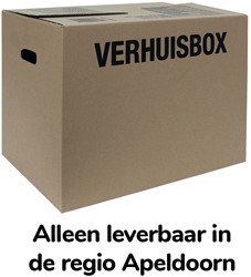 Verhuisdoos Budget 480x320x360mm bruin | afname per 5 stuks