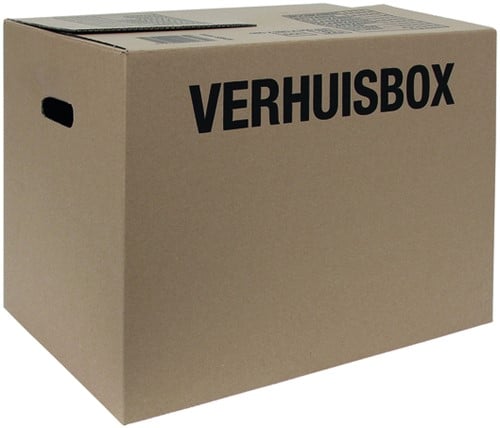 Verhuisdoos Budget 480x320x360mm bruin | afname per 5 stuks