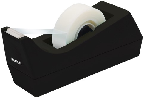 Plakbandhouder Scotch C38 zwart recycled