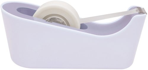 Plakbandhouder Scotch C18 lavendel + 1 rol Magic tape 19mmx33m