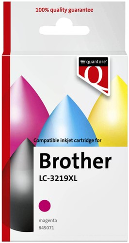 Inktcartridge QUANTORE alternatief tbv Brother LC-3219XL magenta