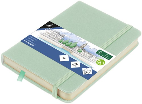 Schetsboek Kangaro A6 mint 80 vel roomwit 140 grams