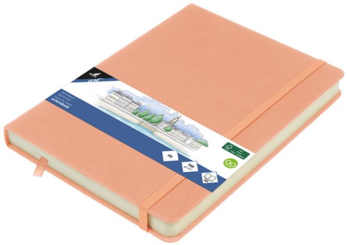 Schetsboek Kangaro A5 oud roze 80 vel roomwit 140 grams