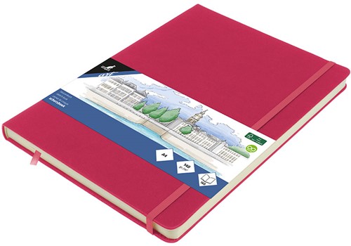 Schetsboek Kangaro A4 ruby 80 vel roomwit 140 grams