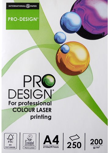 versieren zeker lassen Printpapier Pro Design A4 200 grams wit voor professionele afdrukken laser  en inkjet 250 vel.