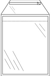 Envelop Direct Sale Transmailer transparant 45micron C5 165x220+40mm met klep 1.000 stuks 88101641