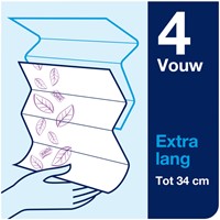 Handdoek Tork H2 Xpress Extra Soft 2-laags wit 21x 100 stuks 100297-2