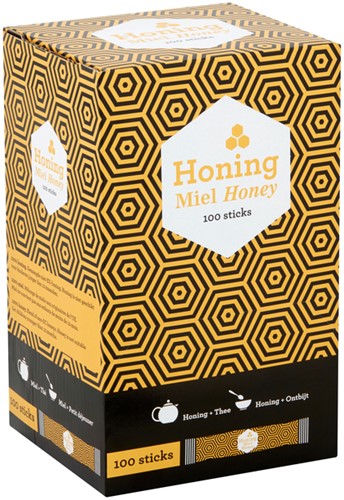 Honingsticks Van Oordt 8 gram 100 stuks-3