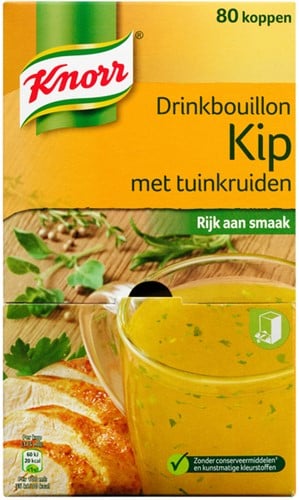 Drinkbouillon Knorr kip tuinkruiden