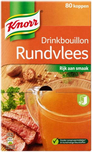 Knorr drinkbouillon rundvlees