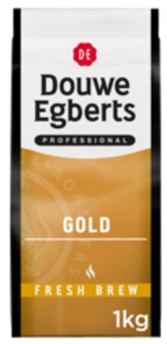 Koffie Douwe Egberts automatenkoffie fresh brew gold 1kg
