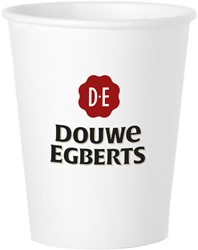 Koffiebeker karton Douwe Egberts 180cc 100 stuks