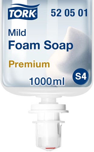 Handzeep Tork S4 foam mild geparfumeerd 1 liter 520501