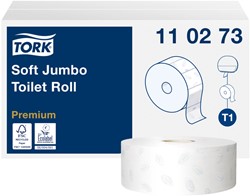 Toiletpapier Tork T1 Soft Jumbo Premium 2-laags 360m 6 rol 110273