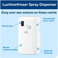 Luchtverfrisser dispenser Tork A1 Airbox Elevation wit 562000-2