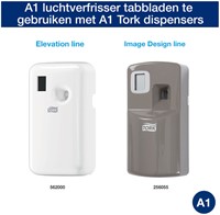 Luchtverfrisser dispenser Tork A1 Airbox Elevation wit 562000-3