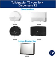 Toiletpapier Tork T2 Advanced Jumbo klein 2-laags 170 meter wit pak à 12 rol 120280-2