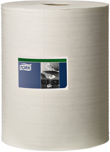 Reinigingsdoek Tork W2 Premium Heavy-Duty 1-laags 106 meter wit 530137-2