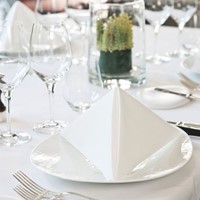 Dinerservet Tork Linstyle Premium 1/8 vouw 1-laags 390x390mm 50 vel wit 478145-3