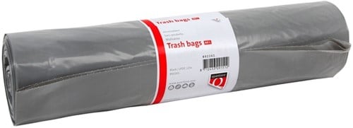 Afvalzak Quantore LDPE T50 60 liter grijs extra stevig 60x90cm 25 stuks