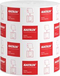 Handdoekrol Katrin System M2 wit 21cmx160m 2-laags 6 rol 460102