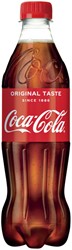Frisdrank Coca Cola regular petfles 0.5 liter
