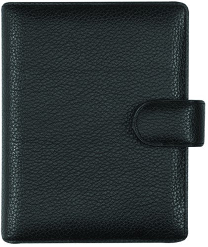 Agenda omslag Succes Senior model Cadiz incl. inhoud 2025 7d/2pag - Mat rundleer in de kleur zwart - mechaniek: 20mm OS212CI02.25