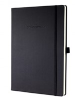 Notitieboek Sigel Conceptum Pure A4 blanco omslag zwart