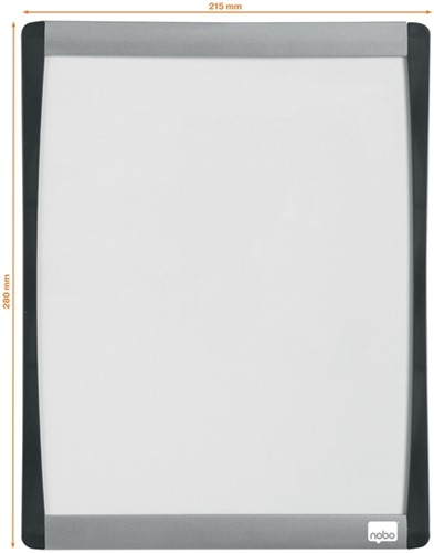 Whiteboard Nobo 28 × 21,5 cm gewelfd 1903778-3