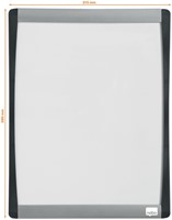 Whiteboard Nobo 28 × 21,5 cm gewelfd 1903778-2