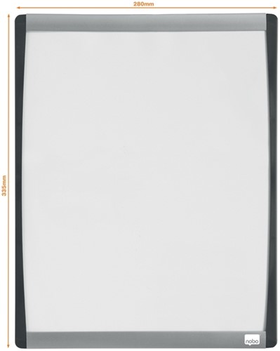 Whiteboard Nobo 35,5 × 28 cm gewelfd 1903779-3