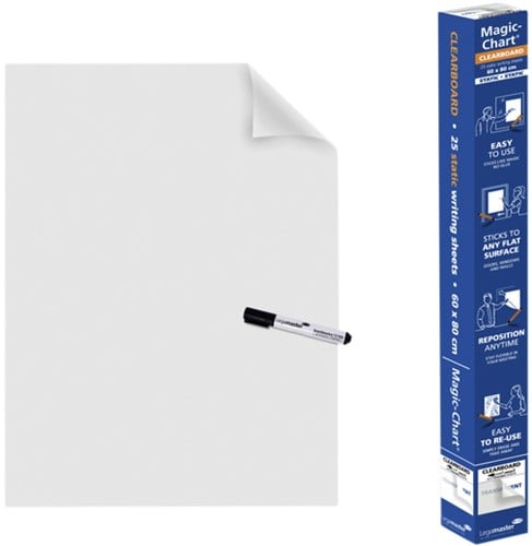 Magic-Chart flipoverfolie Legamaster 60x80cm transparant