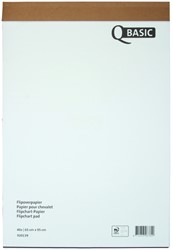 Flipoverpapier 65x100cm blanco/ruit 80gr | afname per 3 stuks