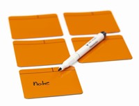 Magneet scrum 7,5cmx7,5cm oranje 5 stuks-2