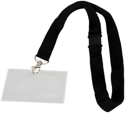 Badge pashouder Europel met koord 90x60mm 5 stuks 121280